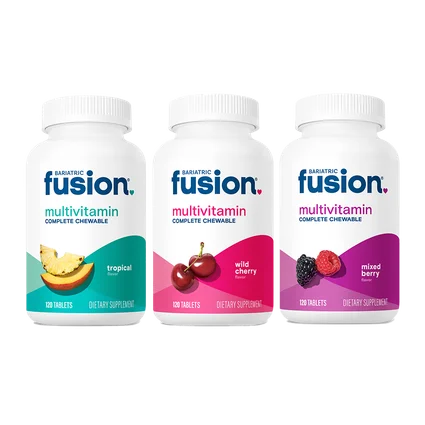 3 x Bariatric Fusion Complete Multivitamin Kautabletten