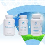 WLS Healthy & Vital Value Pack: Vitamin D3+K2, Multivitamin, Omega 3