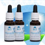 3 x Vitamin D flussig, 1000 IE = 5100 Tropfen