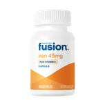 Bariatric Fusion Iron+ Vitamin C Capsules 45 mg, 60 count