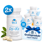 VITAMIN D MONAT AKTION 2 x D3+K2 10.000 + WLS Produkt nach Wahl hinzu