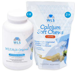 Paket WLS Original Multivitamin+Calcium Soft Chews für 3 Monate