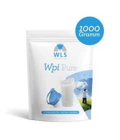 WLS Whey Protein Isolat 1000 Gramm Beutel, Naturalem Geschmack