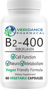 Veridance/Bio-Innovations Vitamin B2 Riboflavin 400 mg