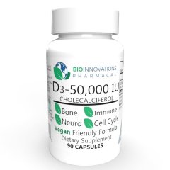 Bio-Innovations Vitamin D3 50.000 IE, 90 vegetarische Kapseln