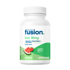 Bariatric Fusion Iron Quick Melts, 18 mg, Melon Berry, 90 count