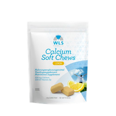 WLS Original Calcium Soft Chew Lemon, 90 stuks