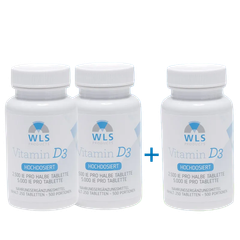 3 x Vitamin D3 5.000 IE = 750 Tabletten