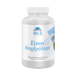 WLS Original Iron Bisglycinate + Vitamin C, 60 mg, 100 capsules