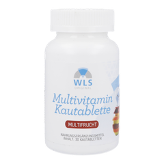 WLS Original Multivitamin with Iron, 1 per day, Multi Fruit, 30 chewable tablets