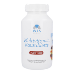 WLS Original Multivitamin with Iron, 1 per day, Multi Fruit, 90 chewable tablets