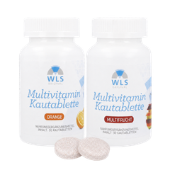 WLS Original Multivitamine met IJzer, 1 per dag, kauwtabletten